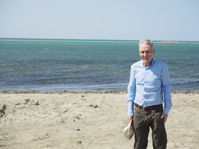 Scotsman at the Aral Sea, Kazakhstan 2015